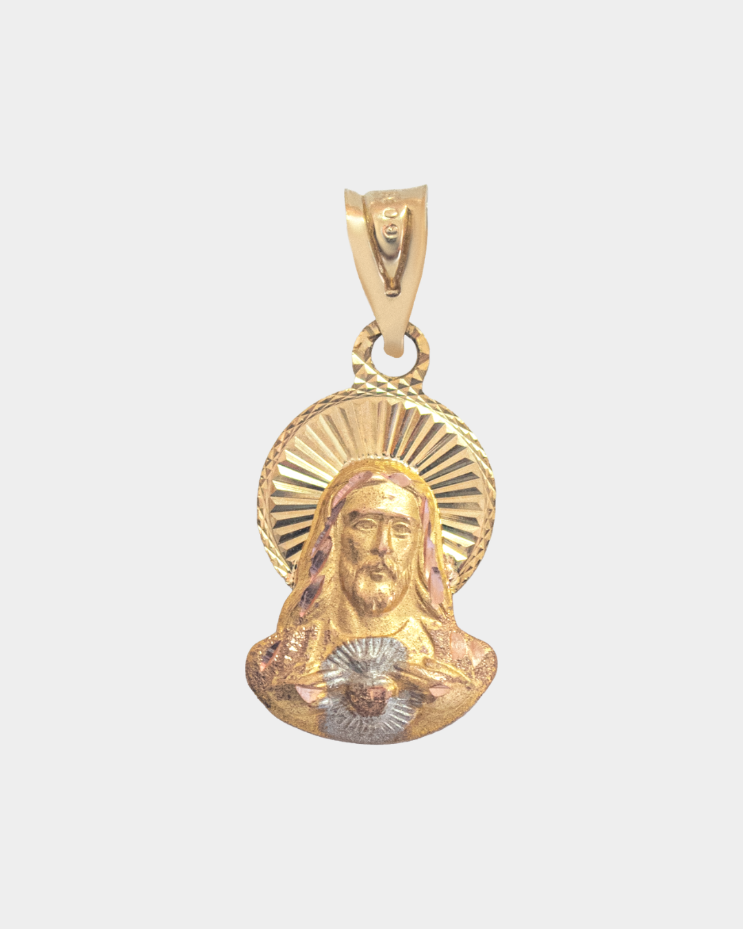 Medalla Sagrado Corazón Tres Oros 10k