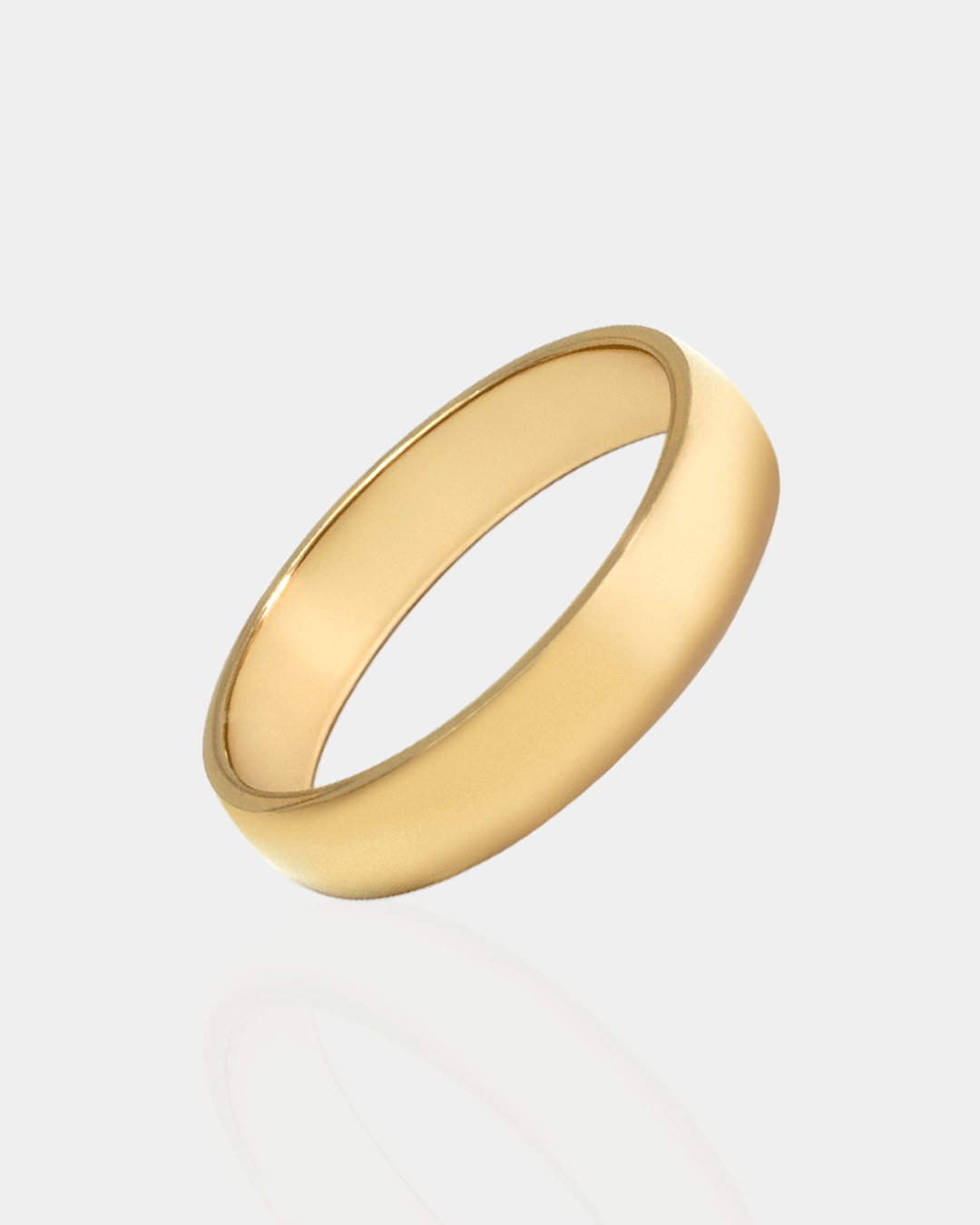 Argolla de Matrimonio Clásica Confort de Oro Amarillo