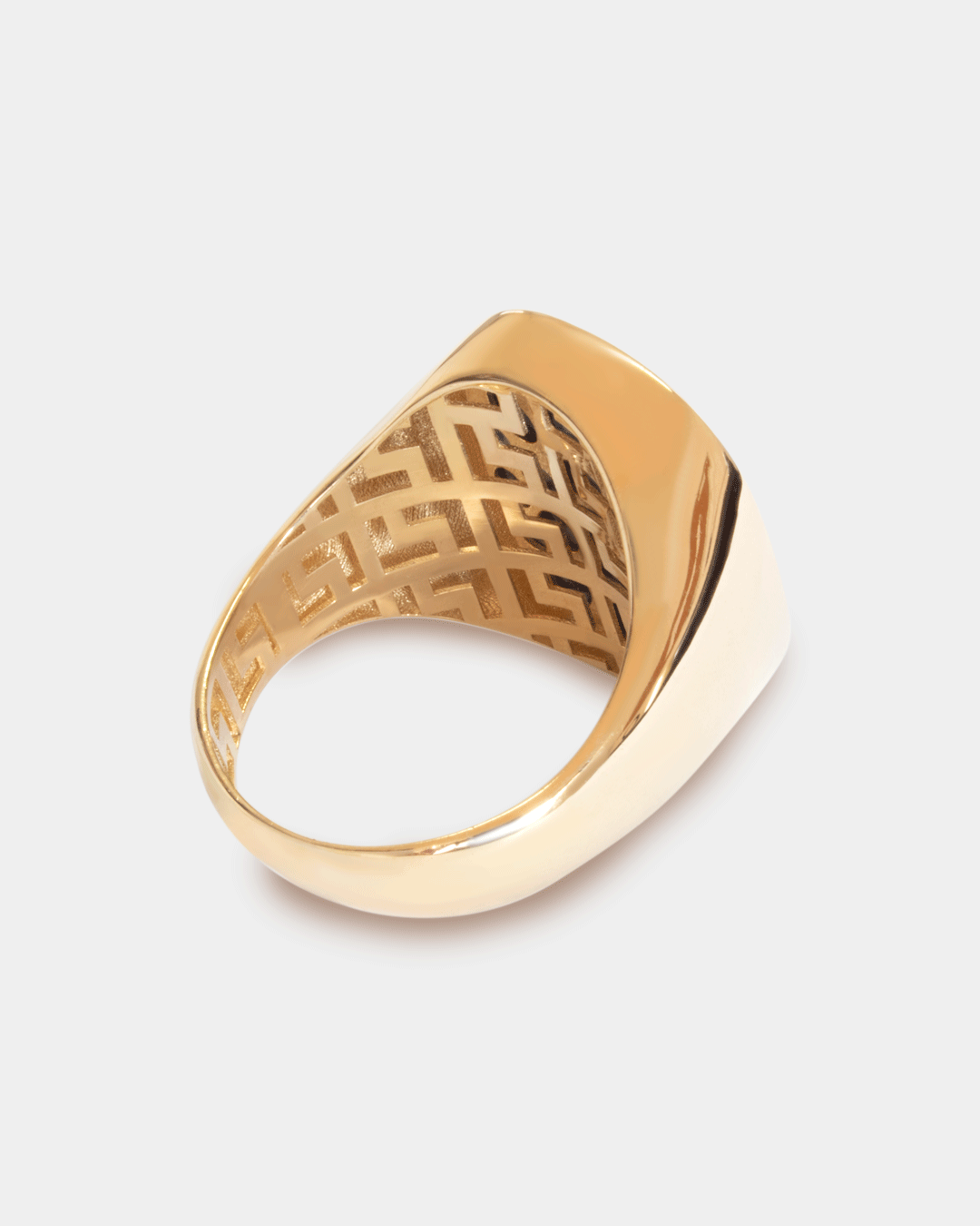 Anillo para Hombre con Zirconias Azules y Blancas