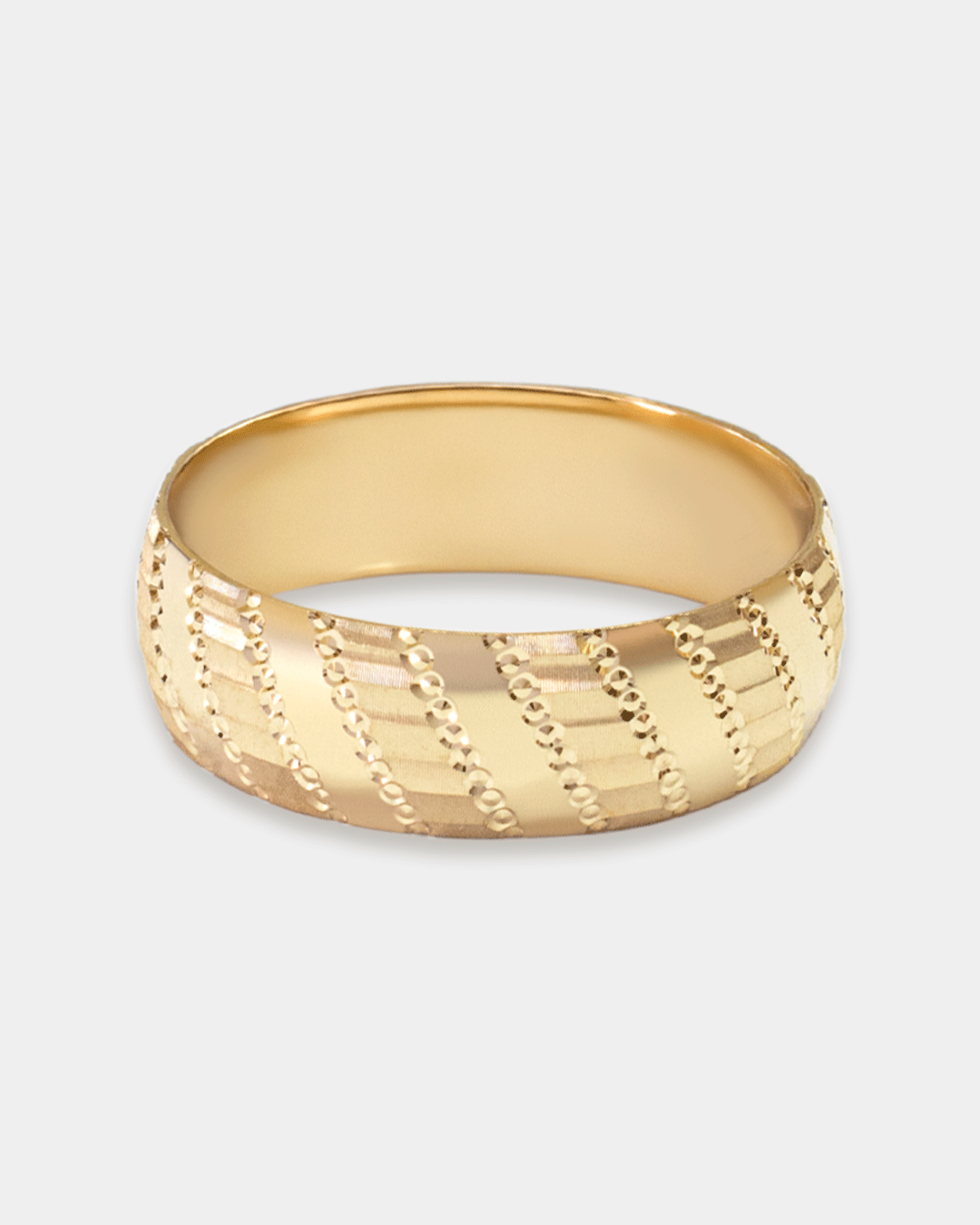 Argolla de Matrimonio de Oro Amarillo con Grabado
