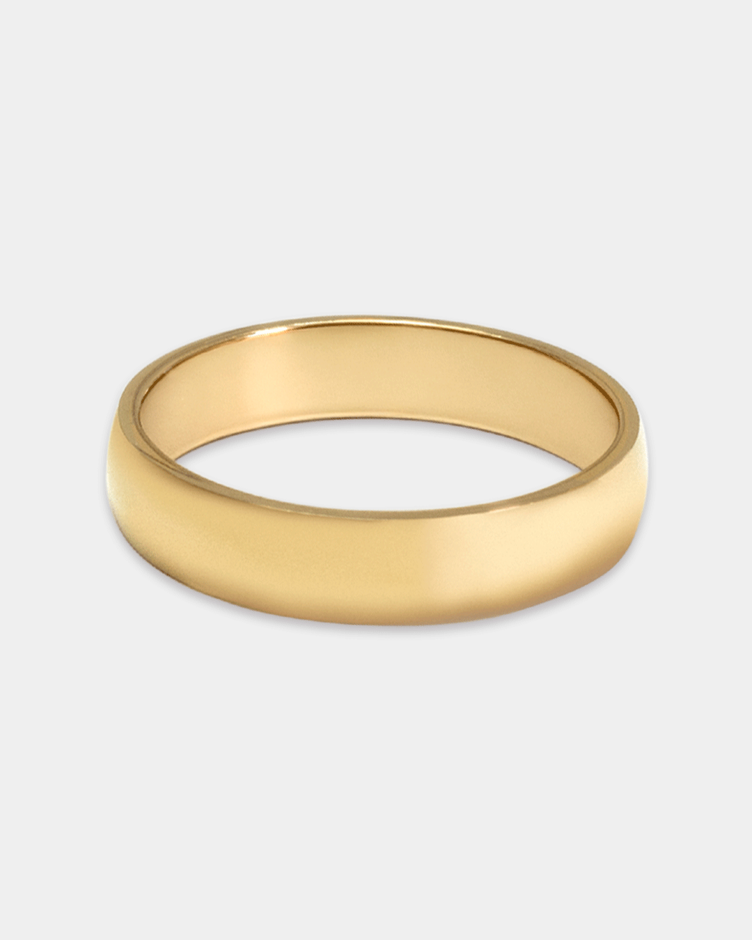 Argolla de Matrimonio Clásica Confort de Oro Amarillo