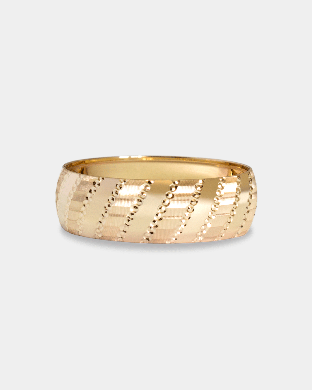Argolla de Matrimonio de Oro Amarillo con Grabado