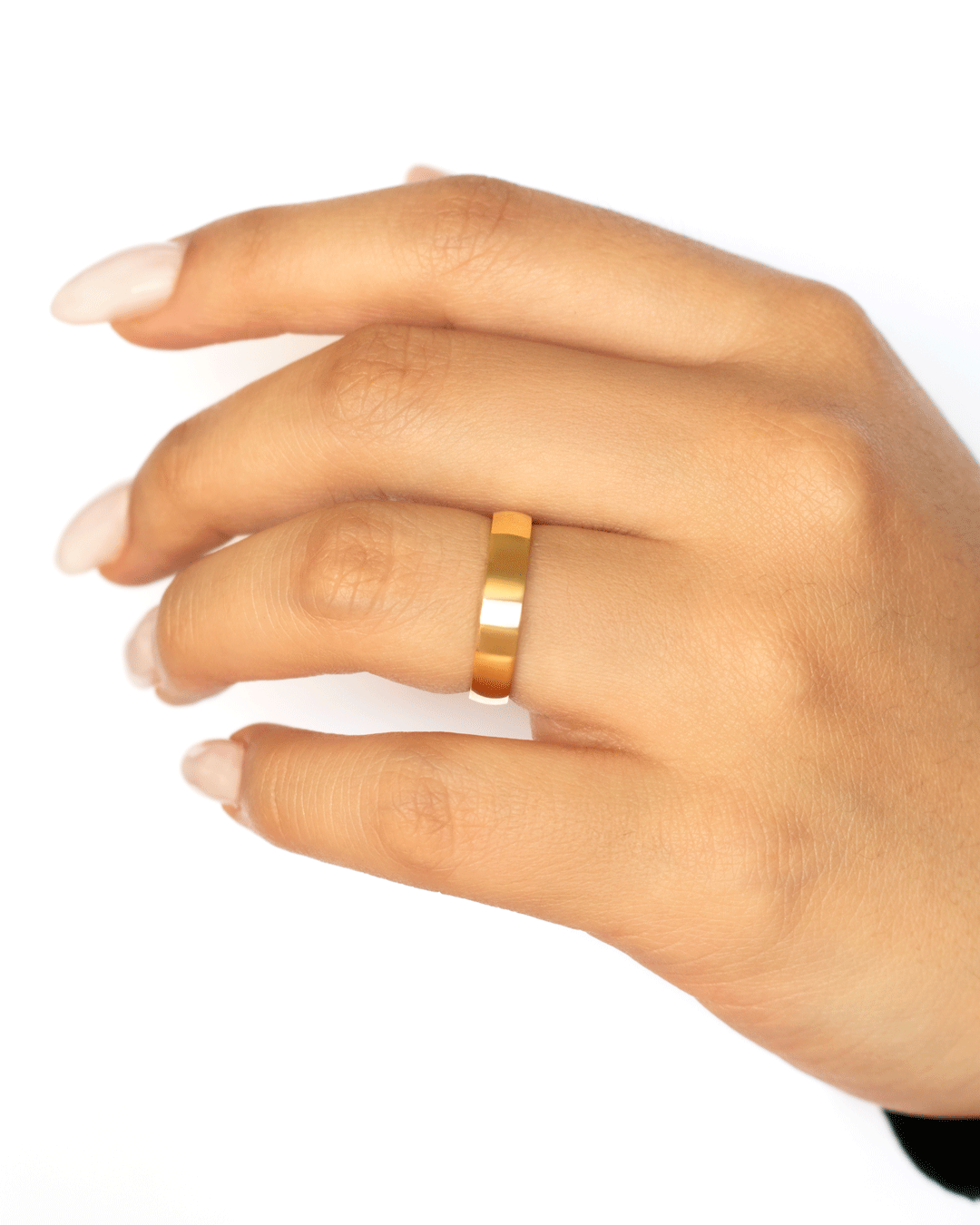 Argolla de Matrimonio Clásica Confort de Oro Amarillo