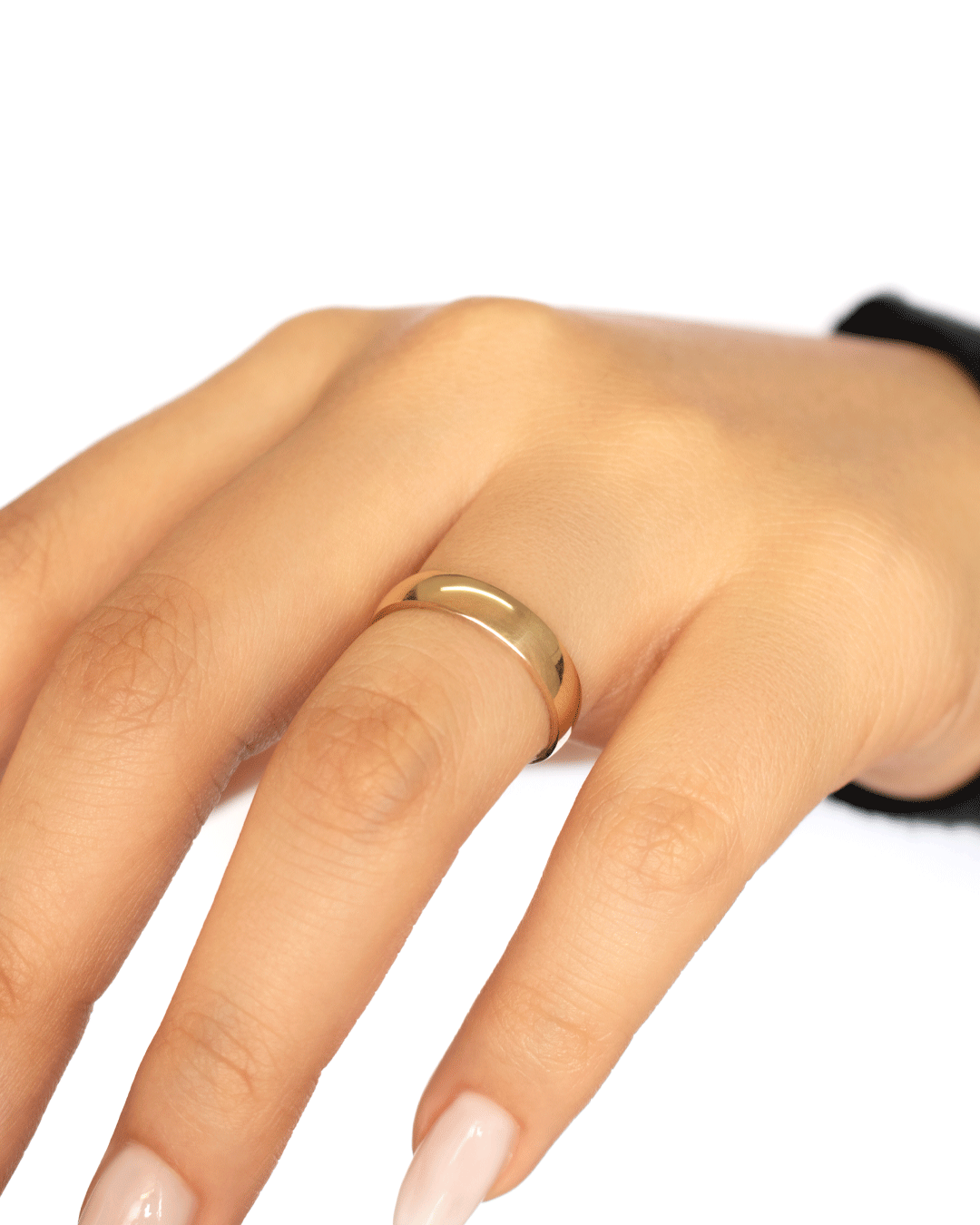 Argolla de Matrimonio Clásica Confort de Oro Amarillo