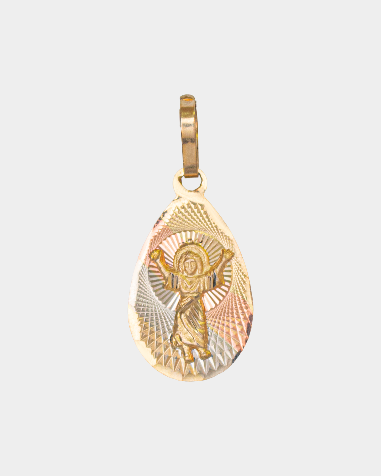 Medalla Divino Niño Tres Oros 10k