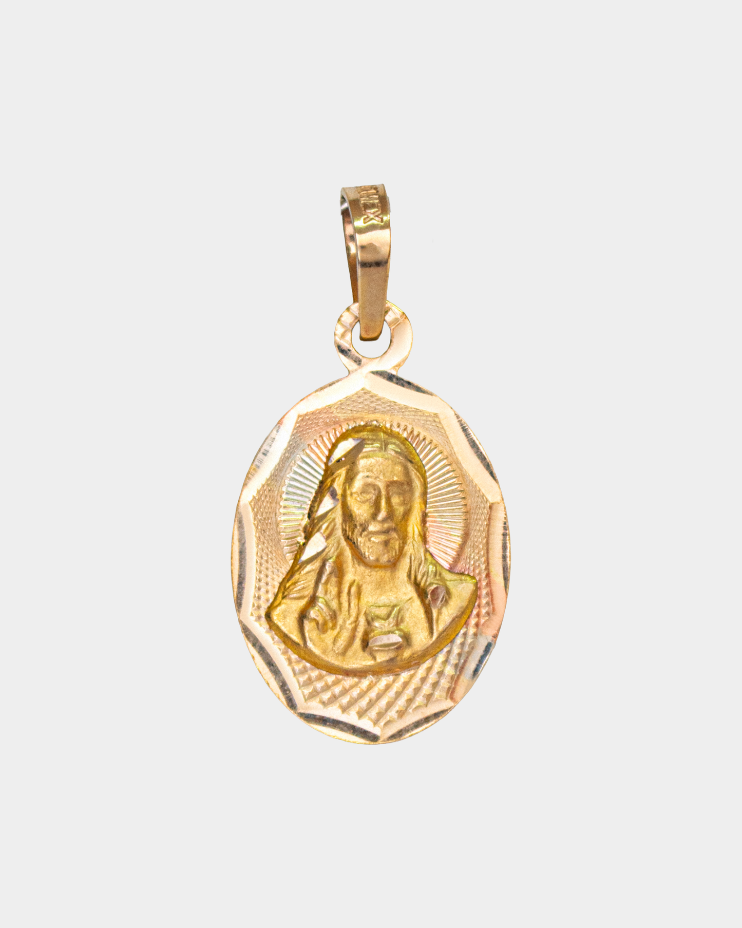 Medalla Sagrado Corazón Tres Oros 10k