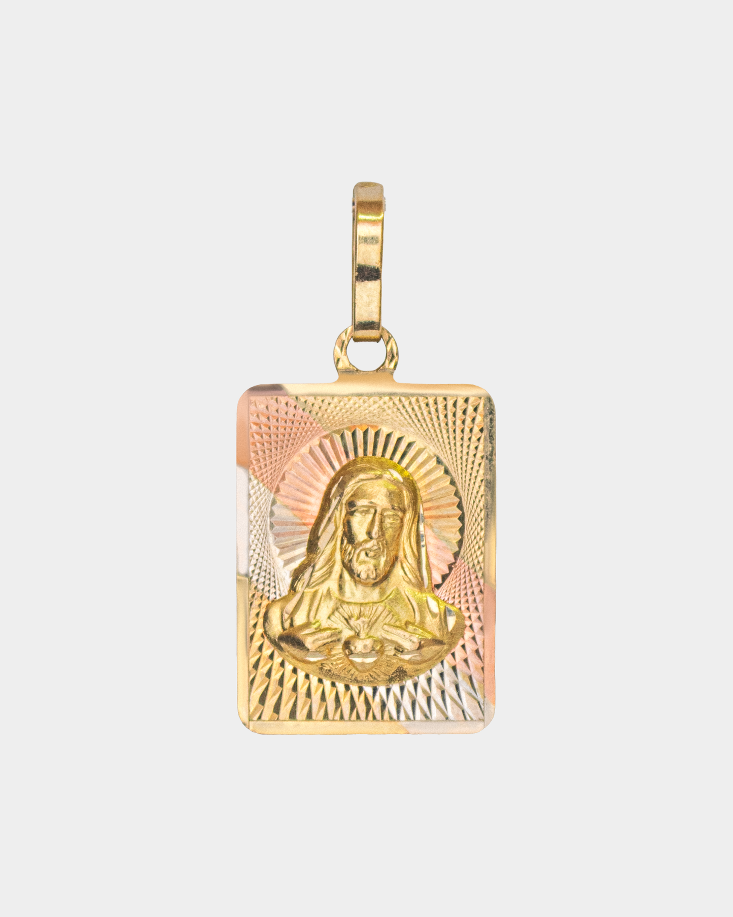 Medalla Sagrado Corazón Tres Oros 10k