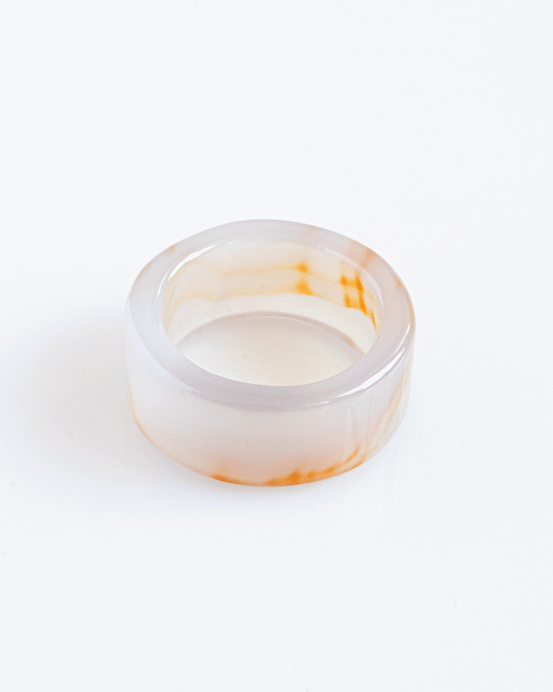 Anillo de Agata Liso Grueso