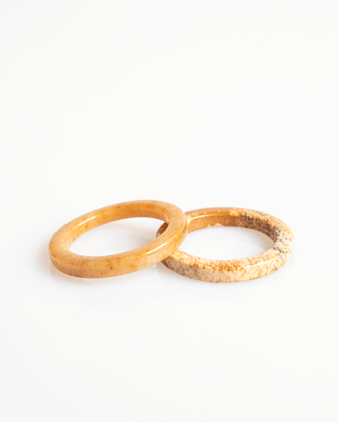 Anillo de Piedra Natural Topacio Delgado