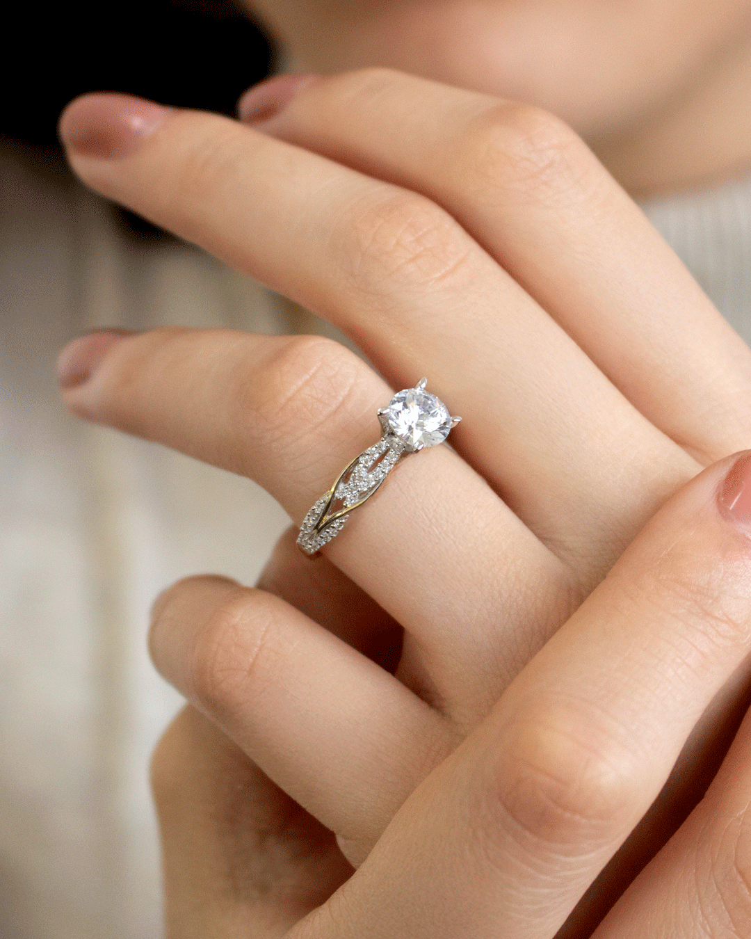 Anillo de Compromiso Vintage