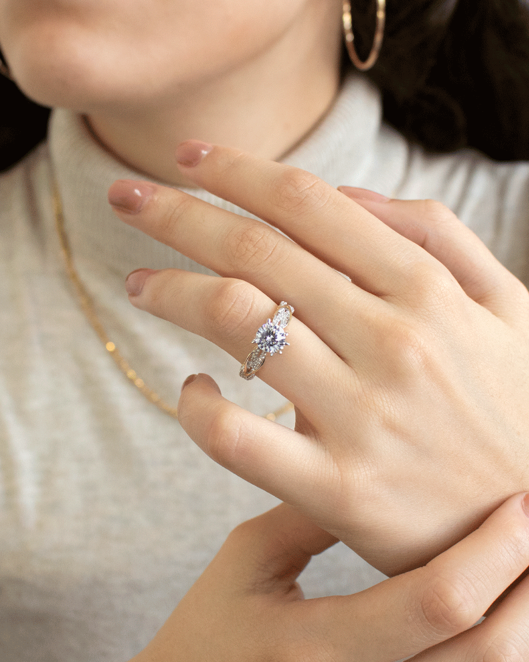 Anillo de Compromiso Vintage