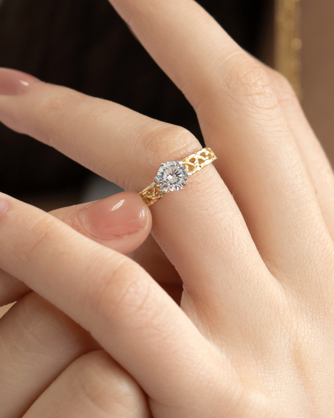 Anillo de Compromiso Moderno