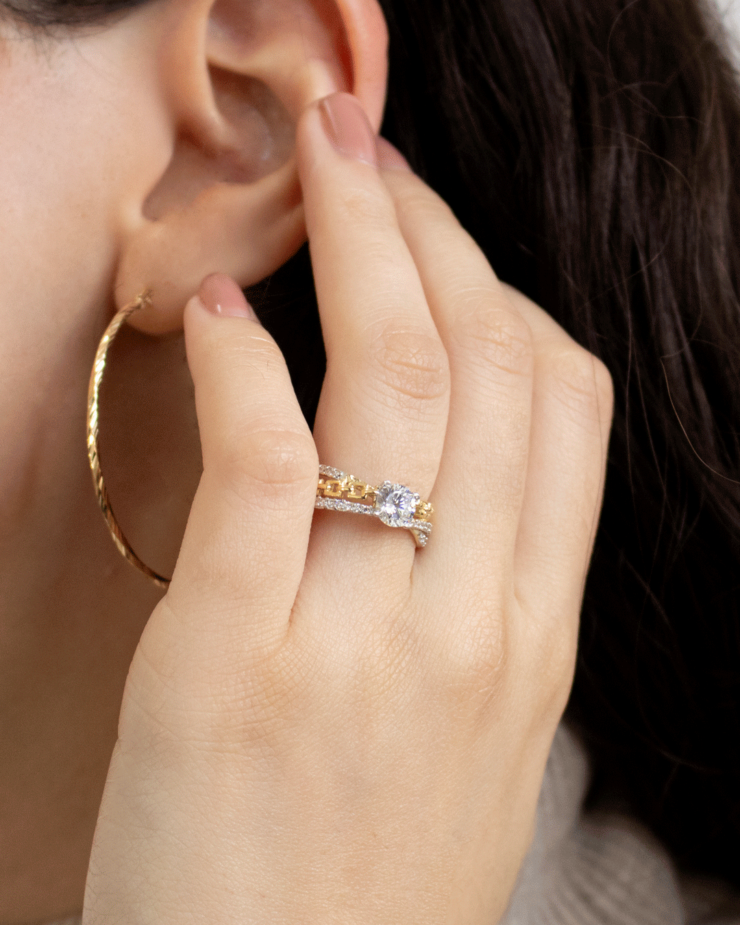 Anillo de Compromiso Moderno