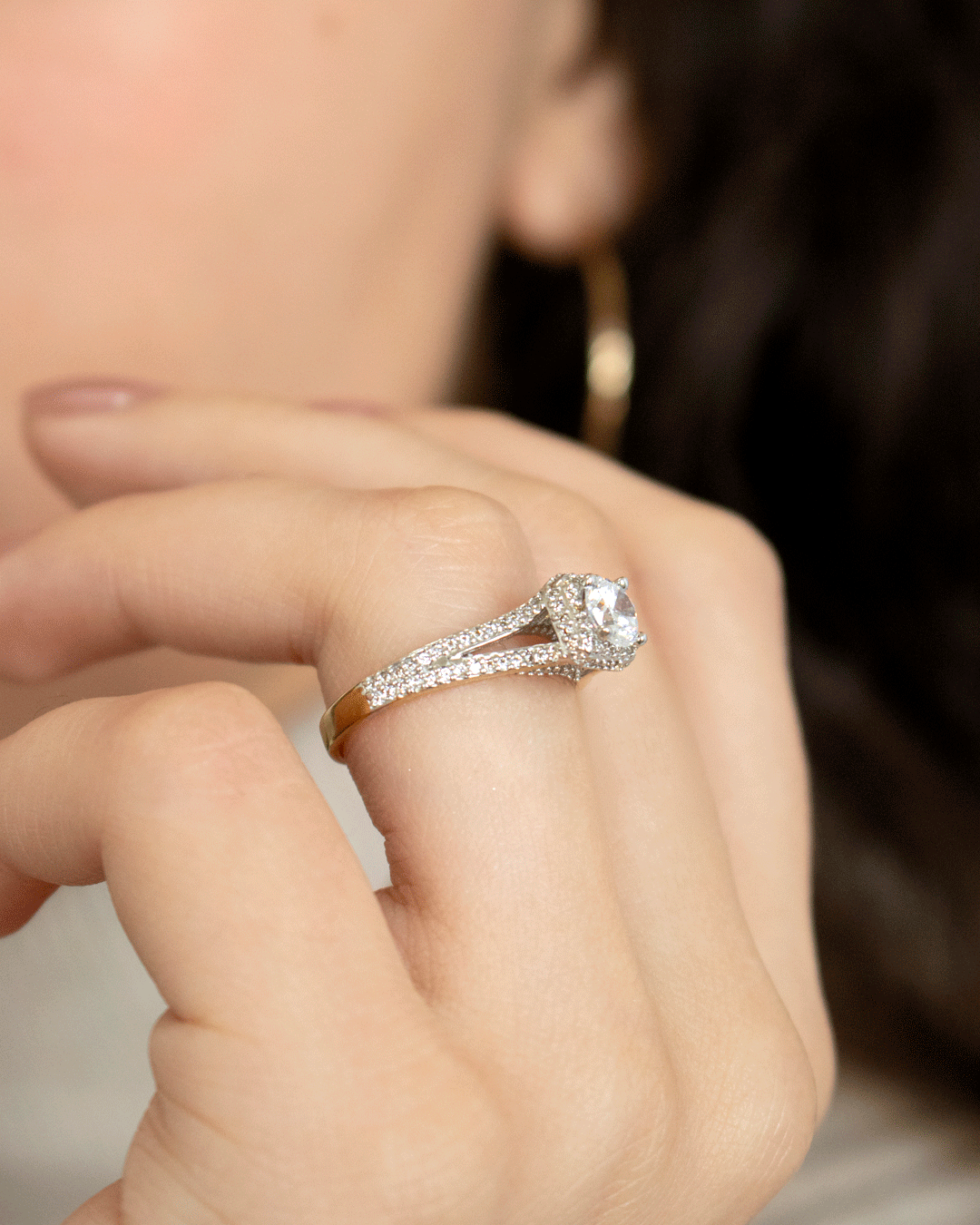 Anillo de Compromiso Vintage