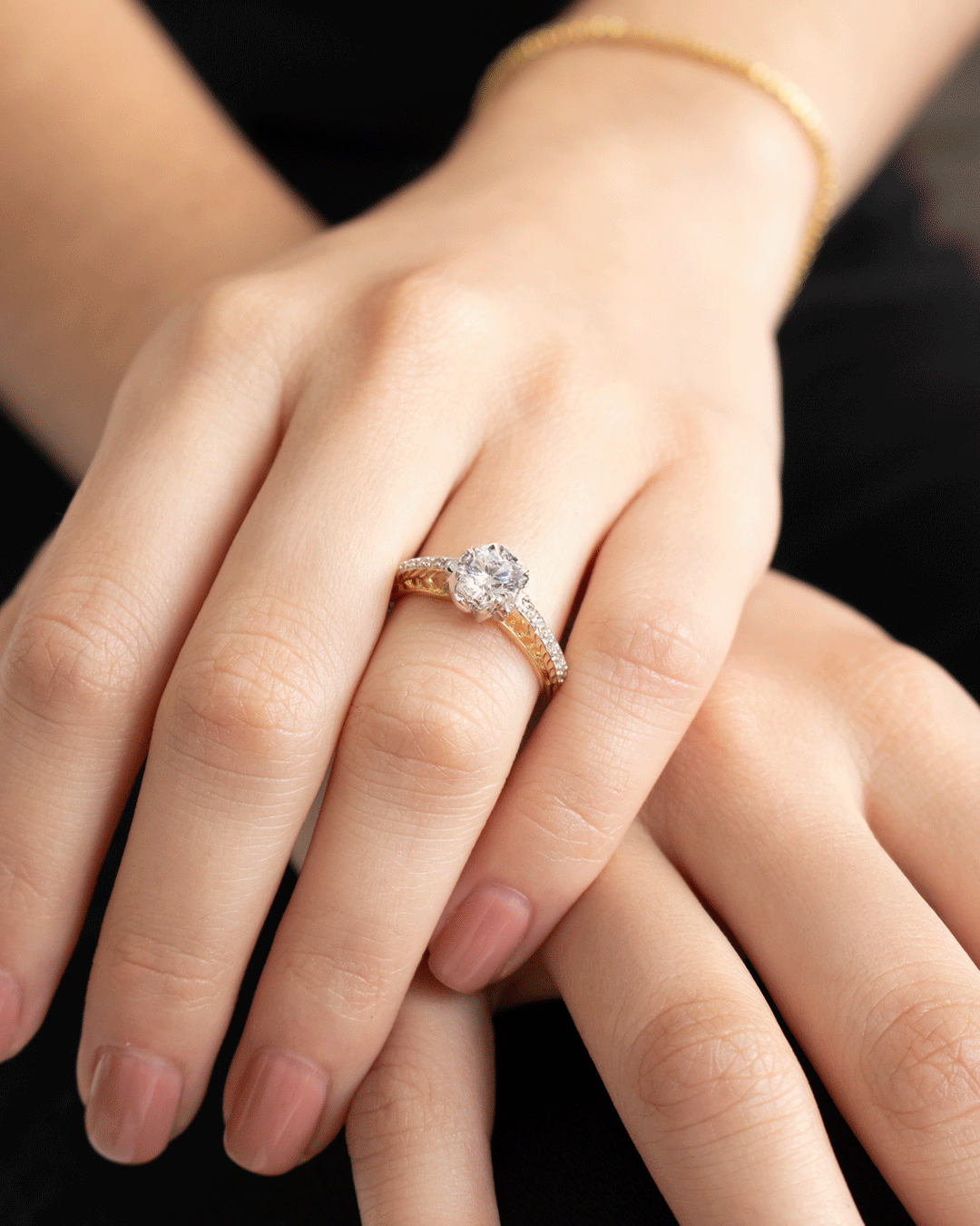 Anillo de Compromiso Vintage