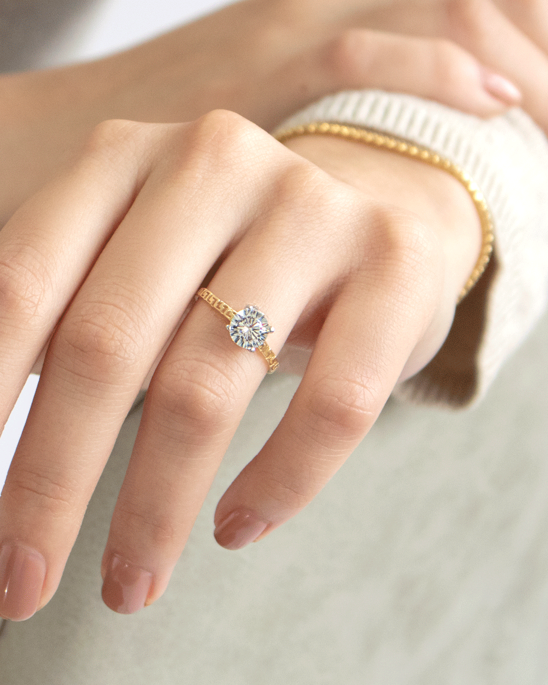 Anillo de Compromiso Moderno