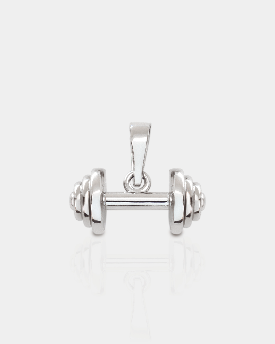 Dije de Mancuerna Oro Blanco