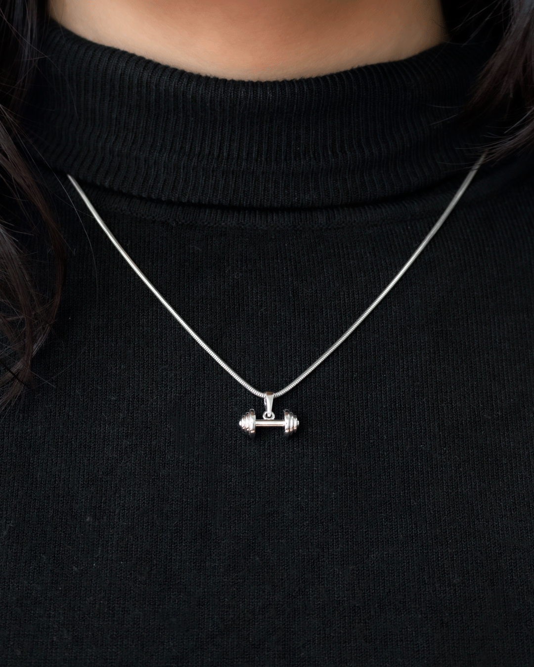 Dije de Mancuerna Oro Blanco