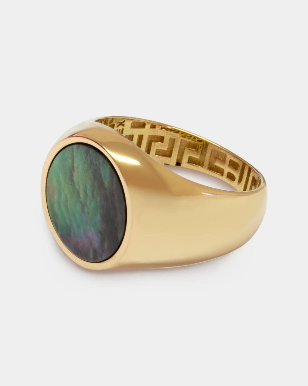 Anillo para Hombre con Madre Perla