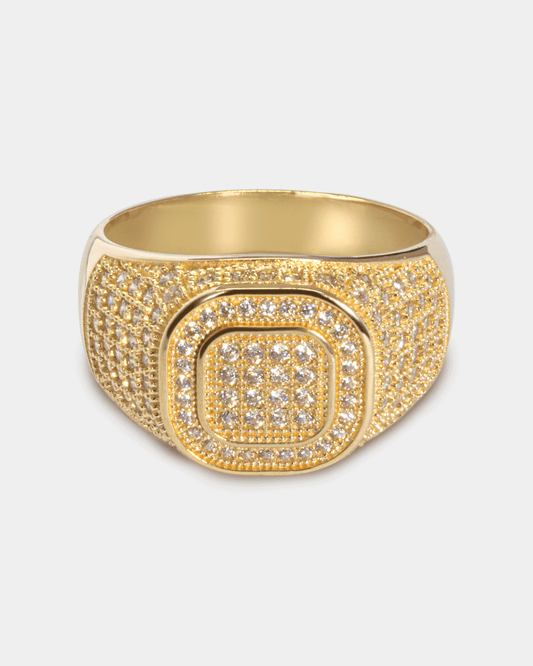 Anillo para Hombre con Zirconias Blancas