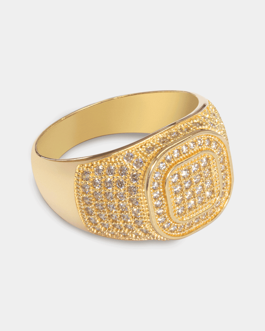 Anillo para Hombre con Zirconias Blancas