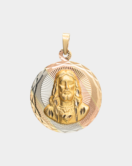 Medalla Sagrado Corazón Tres Oros 10k