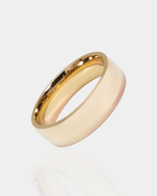 Argolla de Matrimonio Clásica Confort de Oro Amarillo