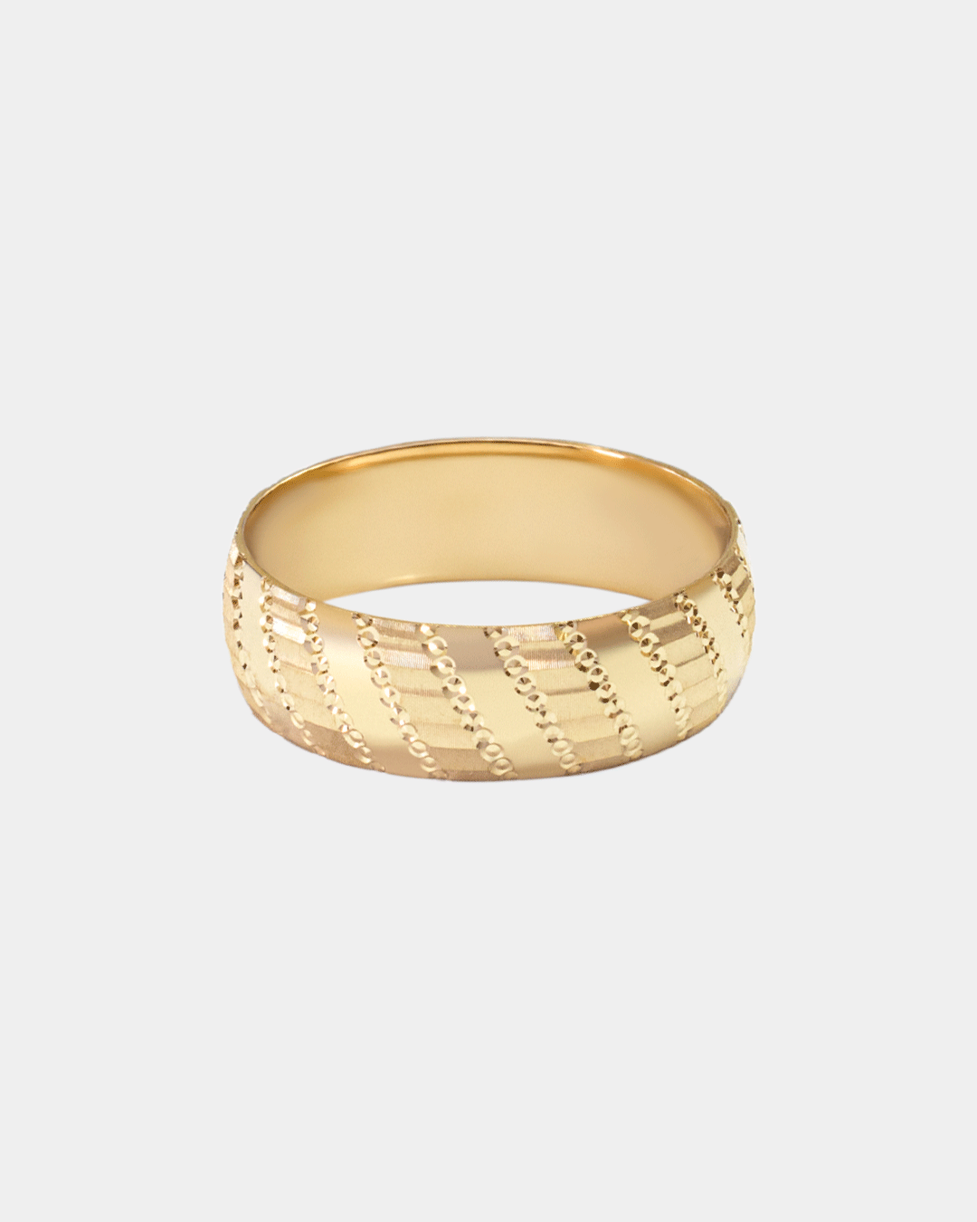 Argolla de Matrimonio de Oro Amarillo con Grabado