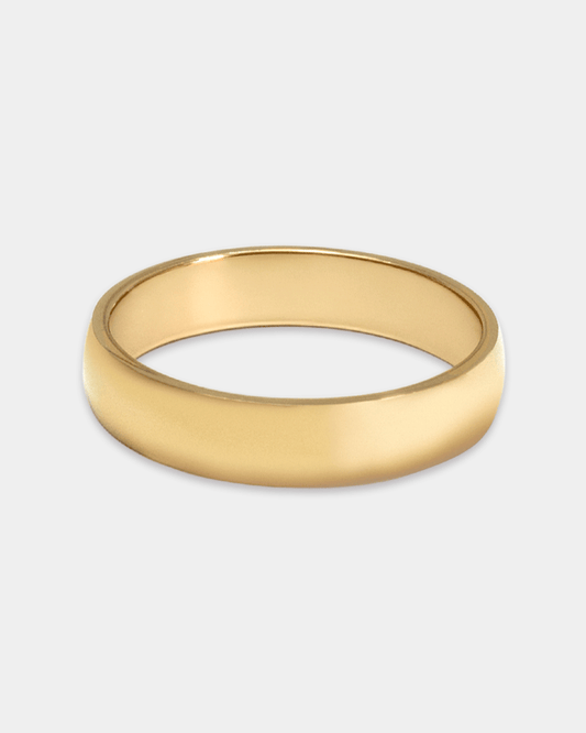 Argolla de Matrimonio Clásica Confort de Oro Amarillo