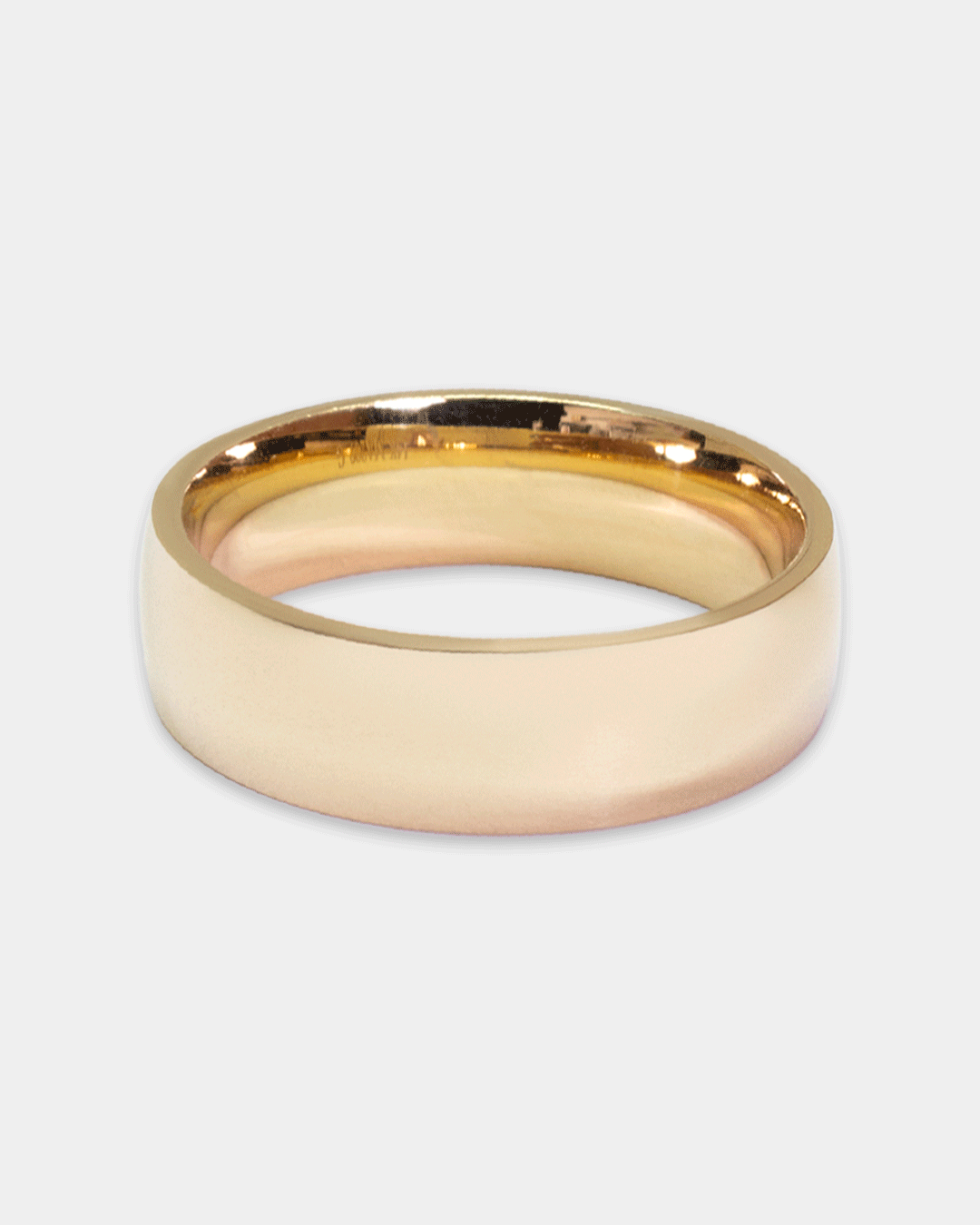 Argolla de Matrimonio Clásica Confort de Oro Amarillo