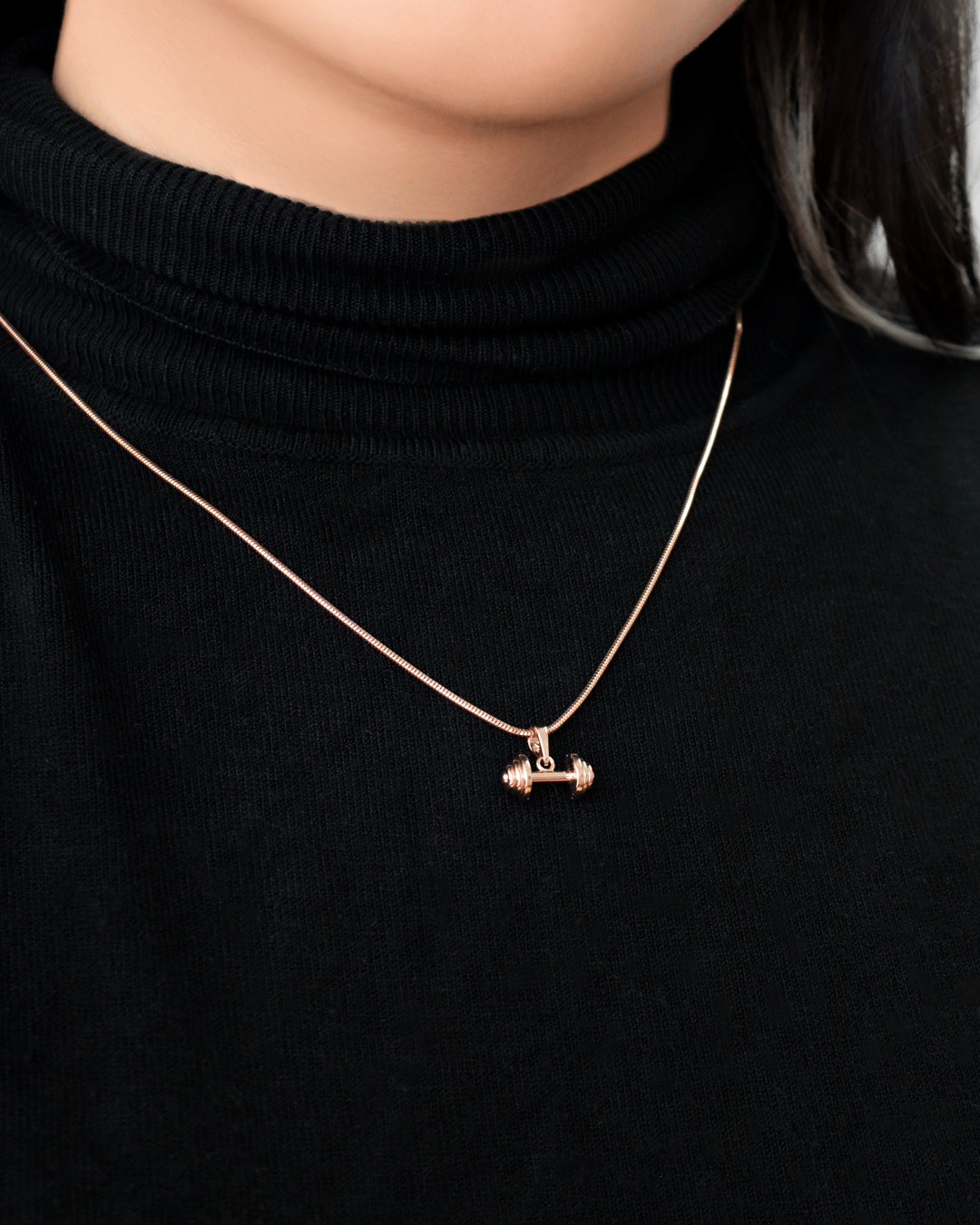 Dije de Mancuerna Oro Rosa