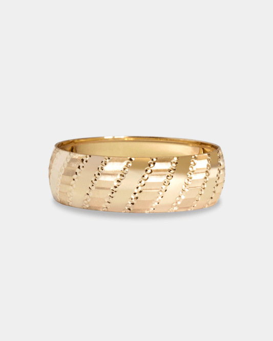 Argolla de Matrimonio de Oro Amarillo con Grabado