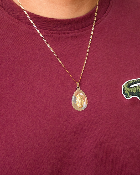 Medalla Virgen de Guadalupe Tres Oros 10k