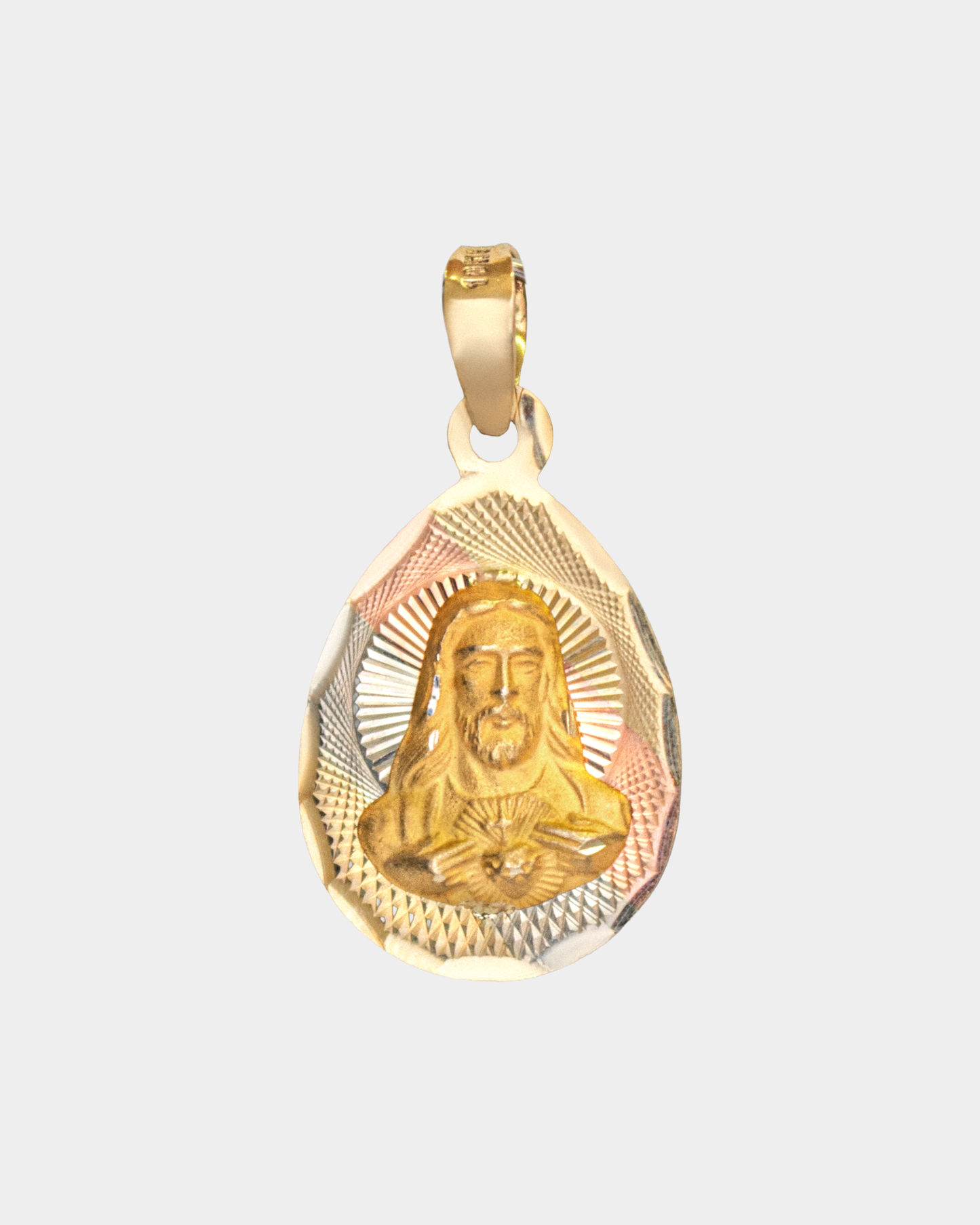 Medalla Sagrado Corazón Tres Oros 10k