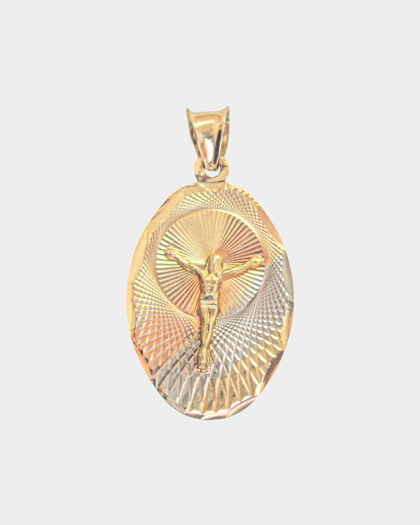 Medalla de Cristo Tres Oros 10k