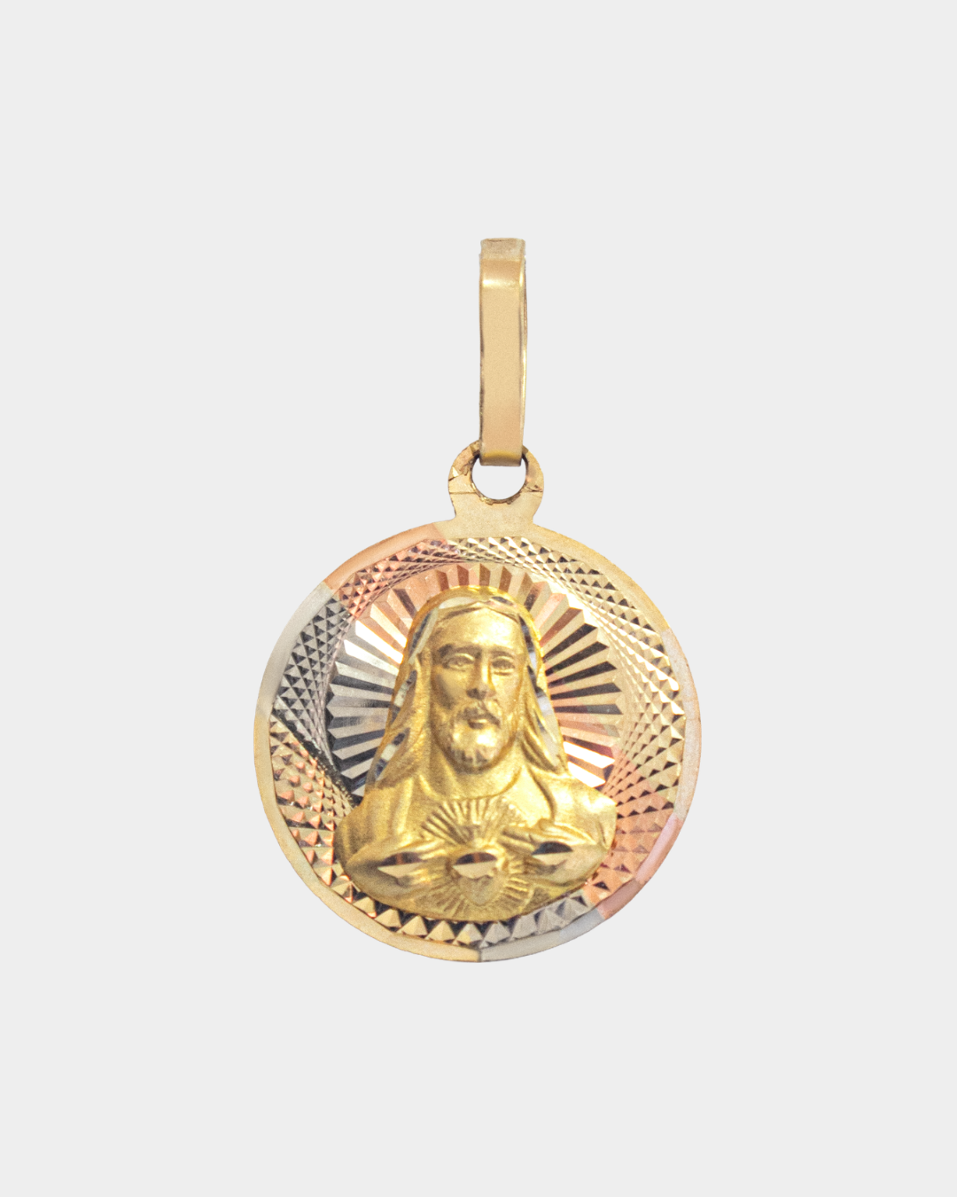 Medalla Sagrado Corazón Tres Oros 10k