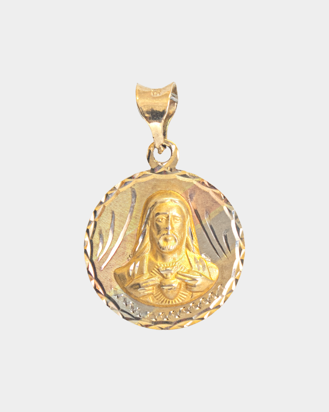 Medalla Sagrado Corazón Tres Oros 10k