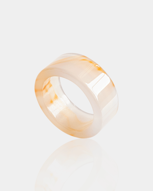 Anillo de Agata Liso Grueso