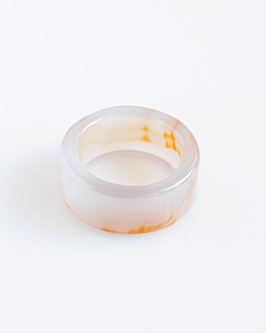 Anillo de Agata Liso Grueso